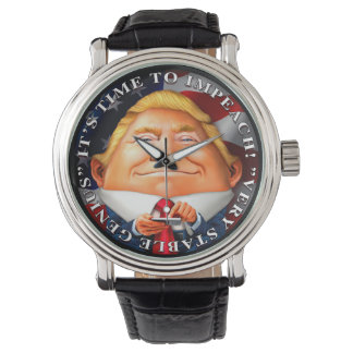 Zeit, um zu implizieren: "Sehr stabiles Genie" Armbanduhr