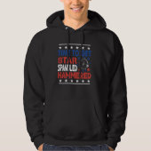 Zeit, um zu Star Spangled Hammered 4. Juli zu beko Hoodie (Vorderseite)