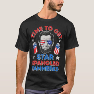 Zeit, um zu Star Spangled Hammered Shirt 4. Ju