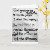 **ZEIT, UM ZU TUN, WAS SIE GEWOLLT HABEN****** KARTE (Gelbe Blume)