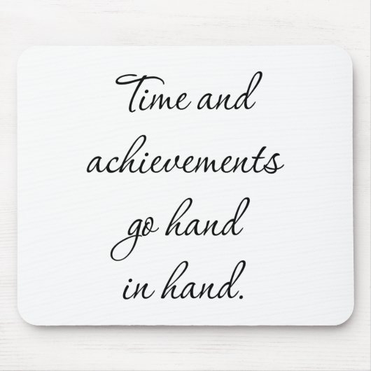 Zeit und Ergebnisse der Mauszeiger Mousepad (Vorne)