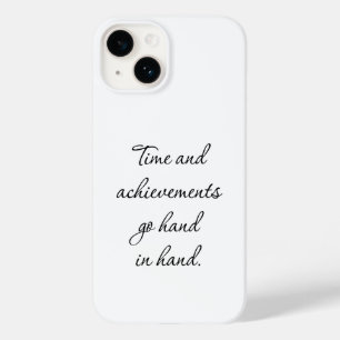 Zeit und Ergebnisse iPhone Case