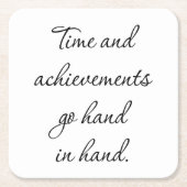 Zeit und Ergebnisse Untersetzer (Vorderseite)