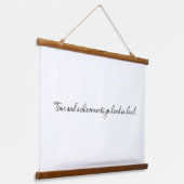 Zeit und Errungenschaften Holzklappen Wandteppich Mit Holzrahmen (Gewinkelt)