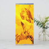 ZEIT UND FAME, gelb Ankündigung (Stehend Vorderseite)