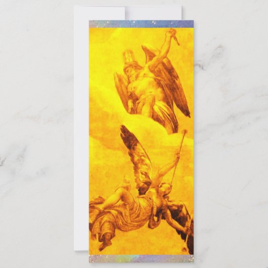 ZEIT UND FAME, gelb Ankündigung (Vorderseite)