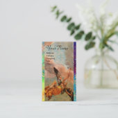 ZEIT UND FAME VISITENKARTE (Stehend Vorderseite)