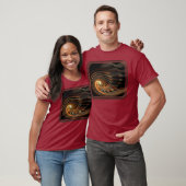 Zeit und Gewebe-Deko-GrenzShirt T-Shirt (Unisex)