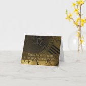 Zeit und Gezeiten-Geburtstag Karte (Gelbe Blume)