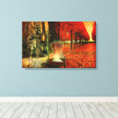 Zeit und Jahreszeit Leinwanddruck (Insitu (Holzboden))