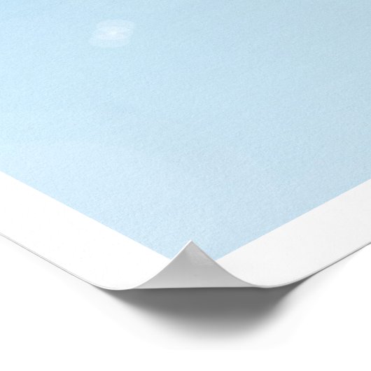 Zeit und Raum Poster (Ecke)