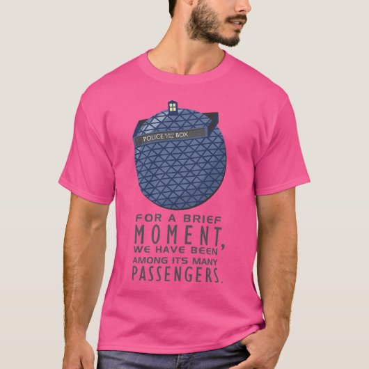 Zeit und Raum T-Shirt (Vorderseite)