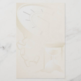 Zeit- und Raumbedarf Briefpapier