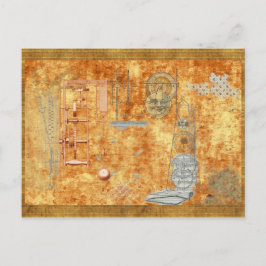 Zeit und Zeit wieder Postkarte