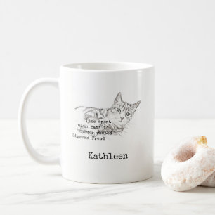 Zeit verbracht mit Katzen… Kaffeetasse