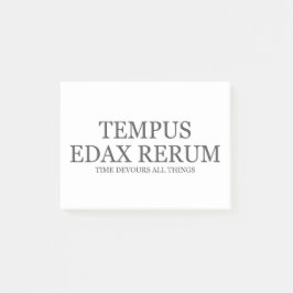 Zeit verschlingt alle Sachen - Dunkelheit Post-it Klebezettel