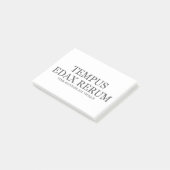 Zeit verschlingt alle Sachen - Dunkelheit Post-it Klebezettel (angewinkelt)