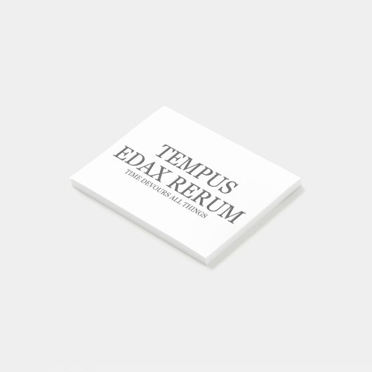 Zeit verschlingt alle Sachen - Dunkelheit Post-it Klebezettel (angewinkelt)