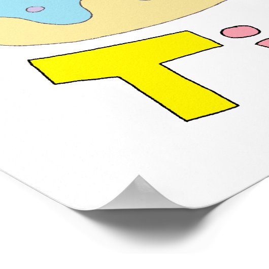 Zeit verschwenden poster (Ecke)