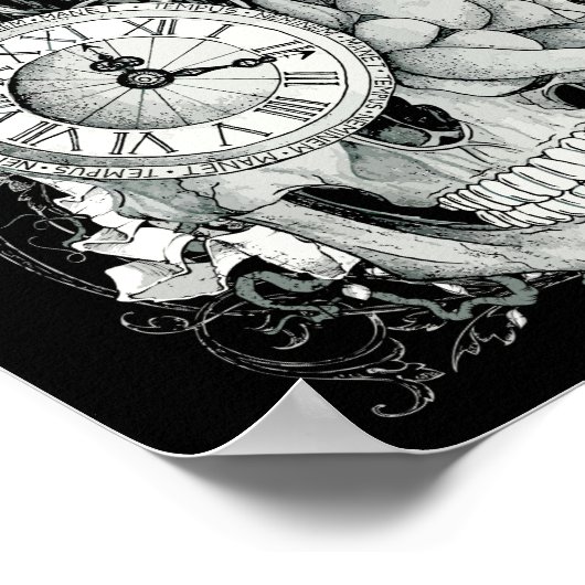 Zeit wartet auf kein Poster (Ecke)