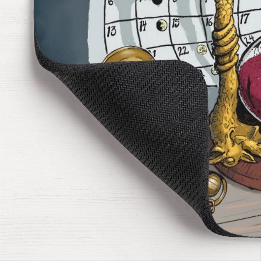 Zeit wartet niemand mousepad (Ecke)