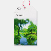 Zeit weg von der Stadt Geschenkanhänger (Vorderseite)