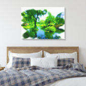 Zeit weg von der Stadt Leinwanddruck (Insitu (Schlafzimmer))