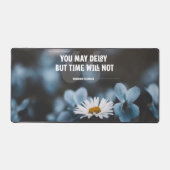 Zeit wird nicht schreibtischunterlage (Vorderseite)