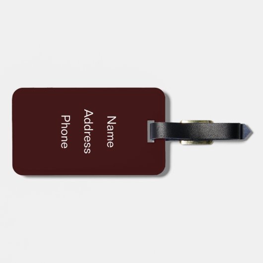 Zeit Zählung-Garten Gepäckanhänger (Rückseite horizontal)