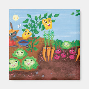 Zeit Zählung-Garten Magnet