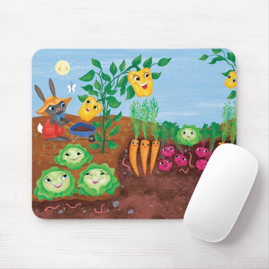Zeit Zählung-Garten Mousepad (Mit Mouse)