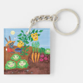 Zeit Zählung-Garten Schlüsselanhänger (Rückseite)