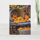 ZEIT ZU DENKEN, WARUM WIR DANKHAFTER ERNTEDANK SIN KARTE (Vorderseite)