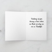 ZEIT ZU DENKEN, WARUM WIR DANKHAFTER ERNTEDANK SIN KARTE (Innenseite)