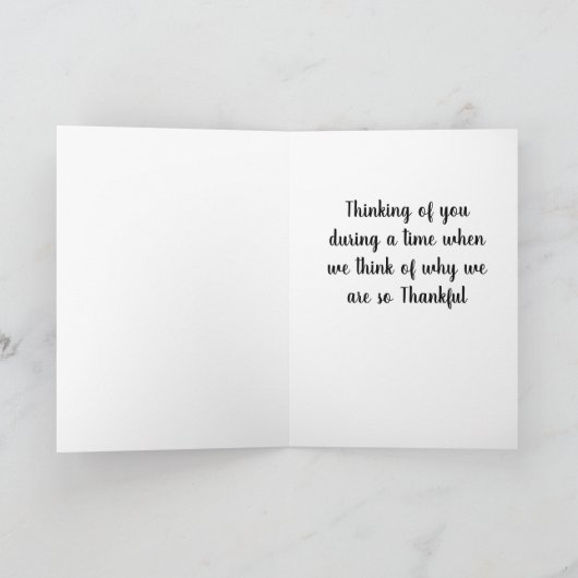 ZEIT ZU DENKEN, WARUM WIR DANKHAFTER ERNTEDANK SIN KARTE (Innenseite)