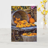 ZEIT ZU DENKEN, WARUM WIR DANKHAFTER ERNTEDANK SIN KARTE (Gelbe Blume)