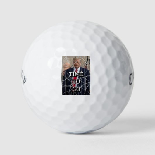 Zeit zu gehen. golfball (Vorderseite)