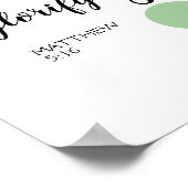 ZEIT ZU GLÄNZEN Positive christliche Affirmation Poster (Ecke)