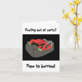 Zeit zu graben! karte (Gelbe Blume)