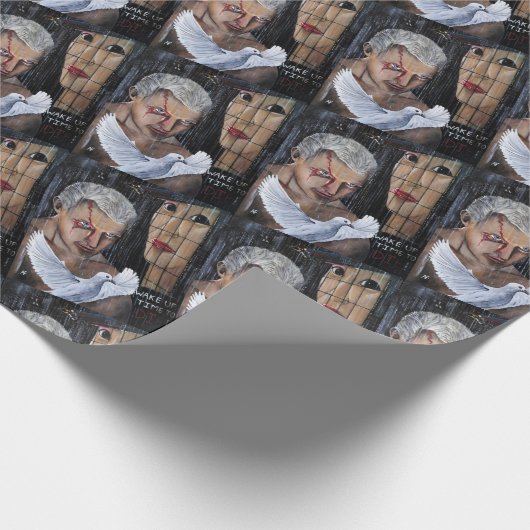 Zeit zu sterben! Gemälde von Alfred Fox Geschenkpapier (Ecke)