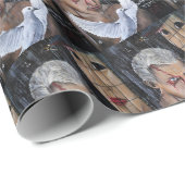 Zeit zu sterben! Gemälde von Alfred Fox Geschenkpapier (Rolleneckpunkt)