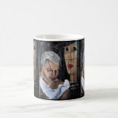 Zeit zu sterben! Gemälde von Alfred Fox Kaffeetasse (Mittel)