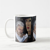Zeit zu sterben! Gemälde von Alfred Fox Kaffeetasse (Links)