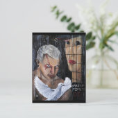Zeit zu sterben! Gemälde von Alfred Fox Postkarte (Stehend Vorderseite)