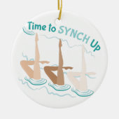 Zeit zu Synch oben Keramikornament (Vorne)