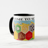 Zeit zu vereinbaren! Tasse ist gerade die Sache (Vorderseite Links)