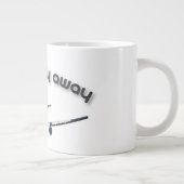 Zeit zum Abflug Jumbo-Tasse (Rechts)