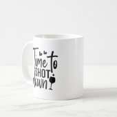 Zeit zum Abschuss Kaffeetasse (Vorderseite Links)