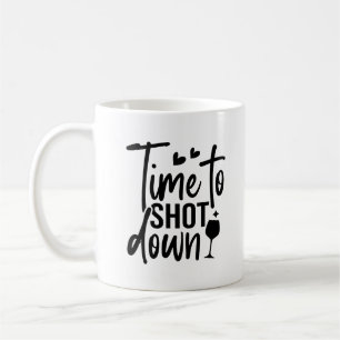 Zeit zum Abschuss Kaffeetasse
