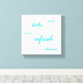 Zeit zum Aktualisieren Leinwanddruck (Insitu (Holzboden))